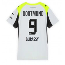 Borussia Dortmund Serhou Guirassy #9 Bortedrakt Kvinner 2025-26 Kortermet